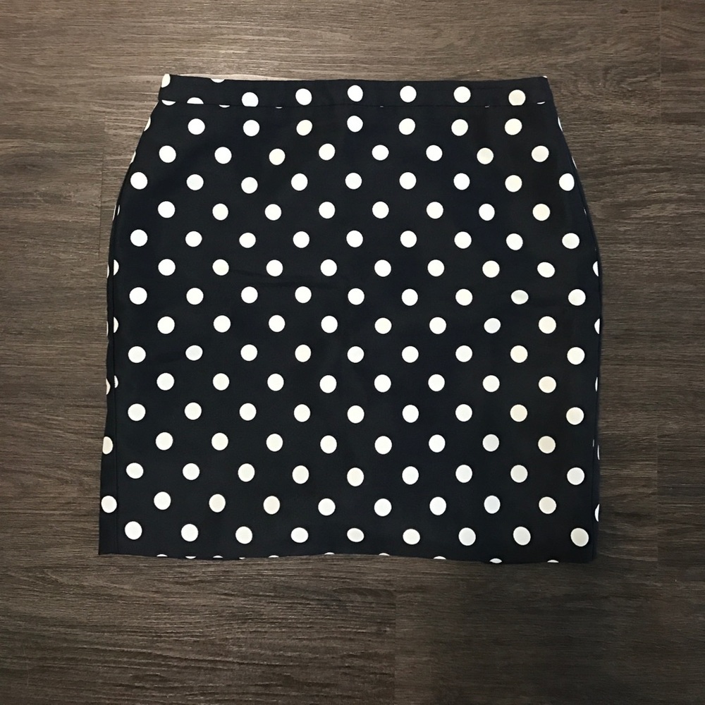 LOFT Factory Polka Dot Skirt