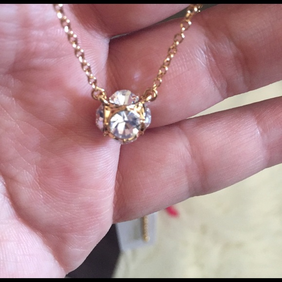 Kate Spade gold sphere studded necklace. 💫 - Picture 2 of 2