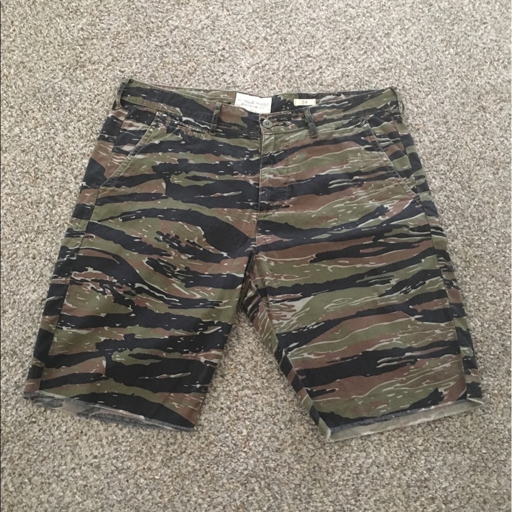 Camo Ralph Lauren Denim Supply Shorts