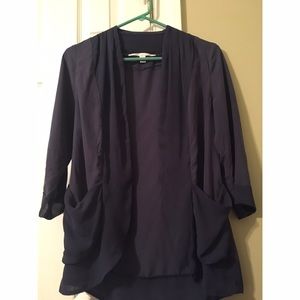 Lauren Conrad Blue Cardigan- Small