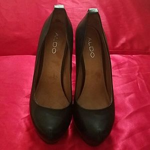 Aldo Mary Jane Wedge Heels