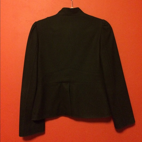 Collared Black Wool Banana Republic Blazer - Picture 2 of 4