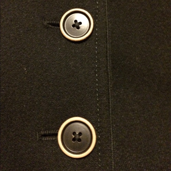 Collared Black Wool Banana Republic Blazer - Picture 3 of 4