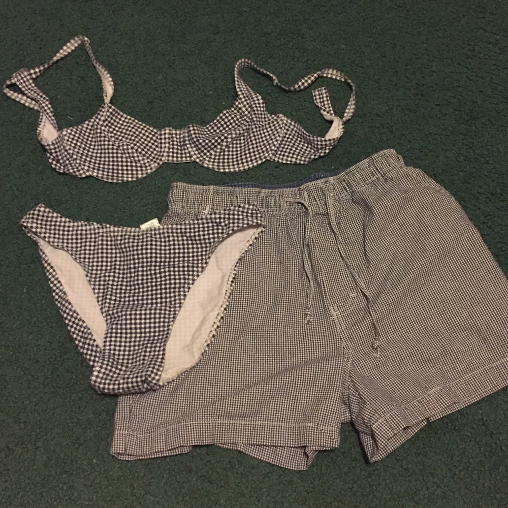 Vintage Old Navy Bikini + faded glory shorts