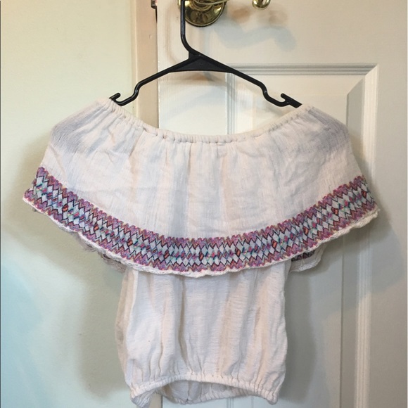 Off the shoulder bohemian shirt - Picture 1 of 2