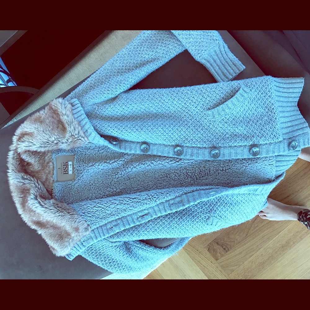Super warm cozy soft long sweater/cardigan