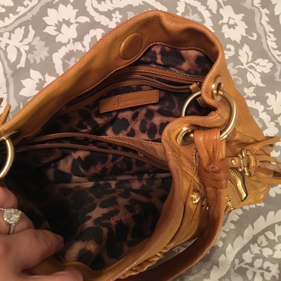 B Makowsky Leather Handbag - Picture 5 of 8