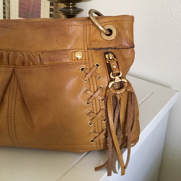 B Makowsky Leather Handbag - Picture 3 of 8