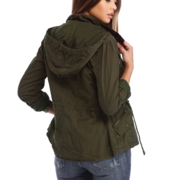 Army green jacket - Picture 2 of 4