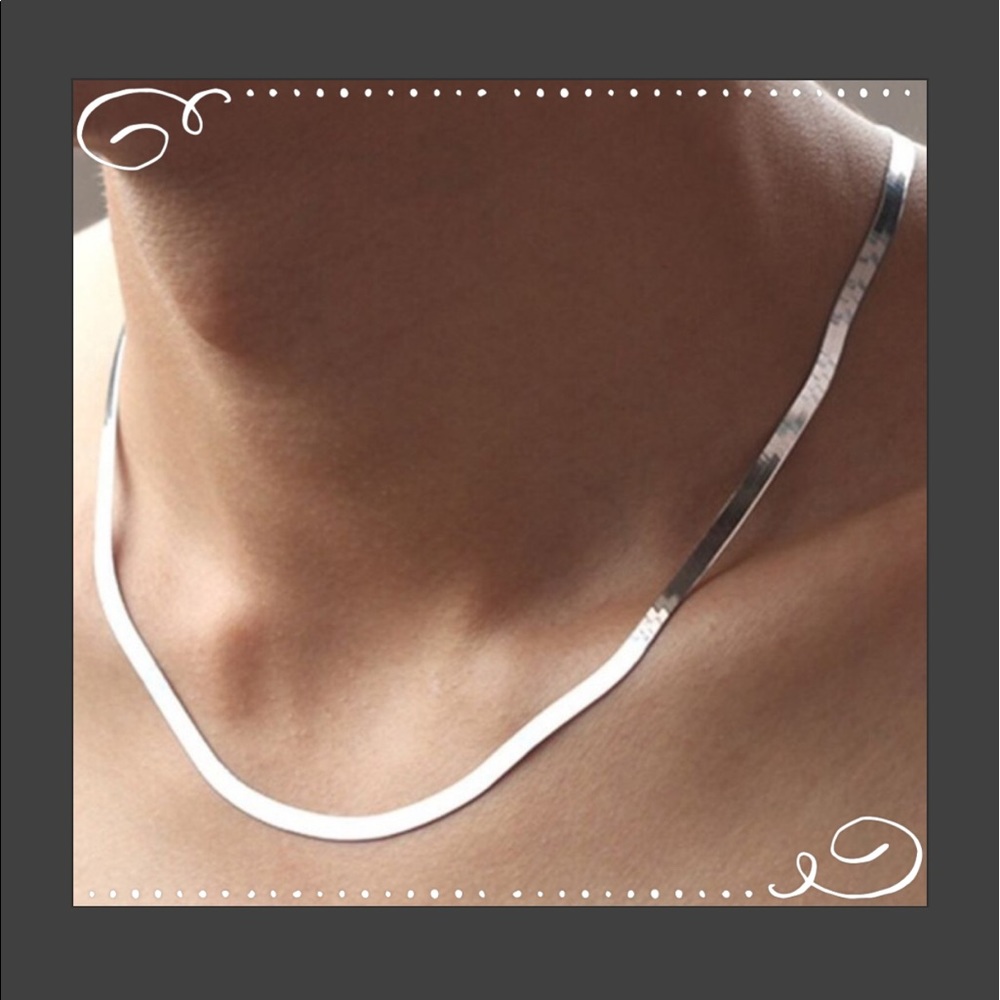 🌺 STAINLESS STEEL HERRINGBONE NECKLACE 🌺