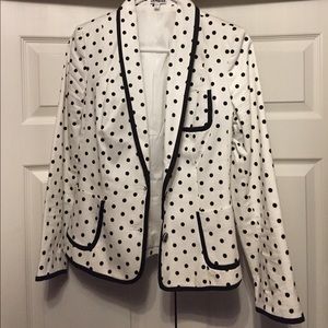 Express Polka Dot Blazer