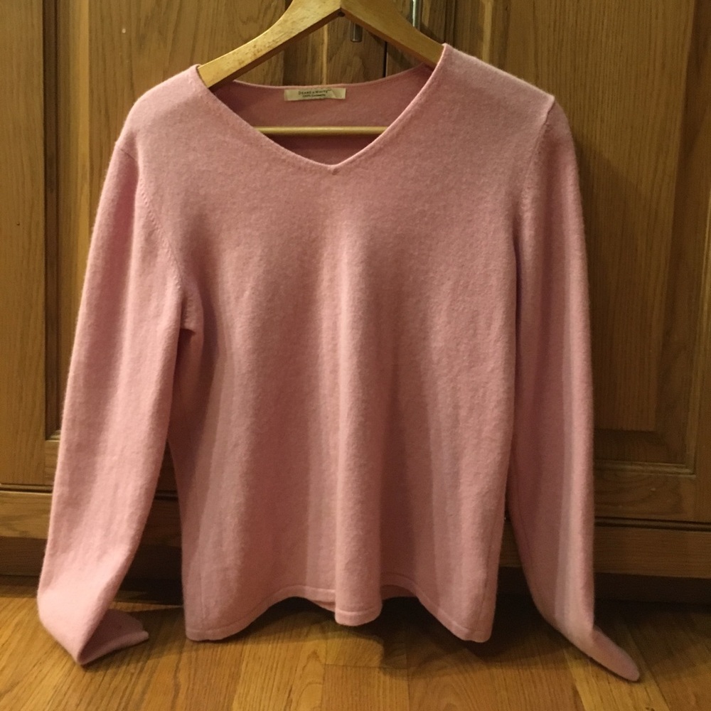 Pink cashmere sweater