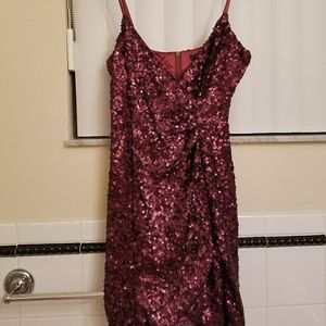 Rust red night dress