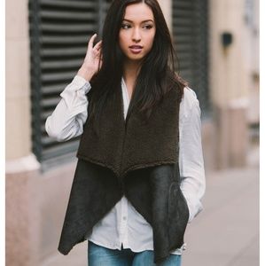 Velvet by Graham and Spencer Analucia Drape Vest