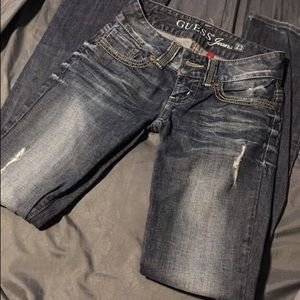 1 pair of Guess Jeans and 1 pair of Linen Pants