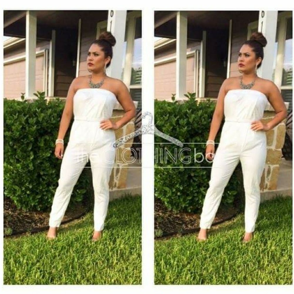 ?? All white romper ??
