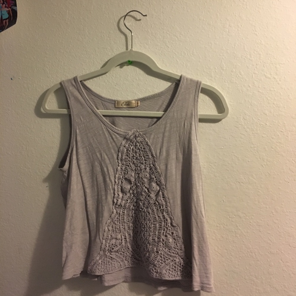 Light purple flowy tank top