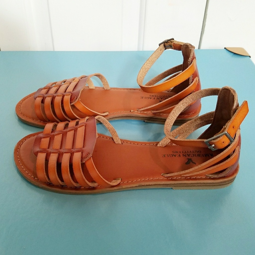 Brand New AE Ankle Buckle Sandals