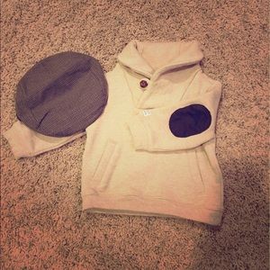 Janie and Jack sweater and hat