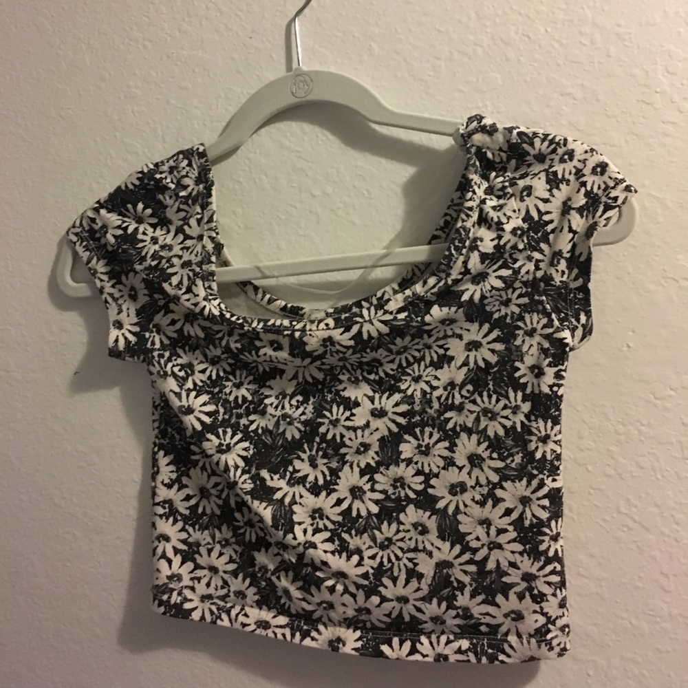 Floral crop top