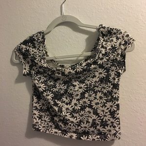 Floral crop top