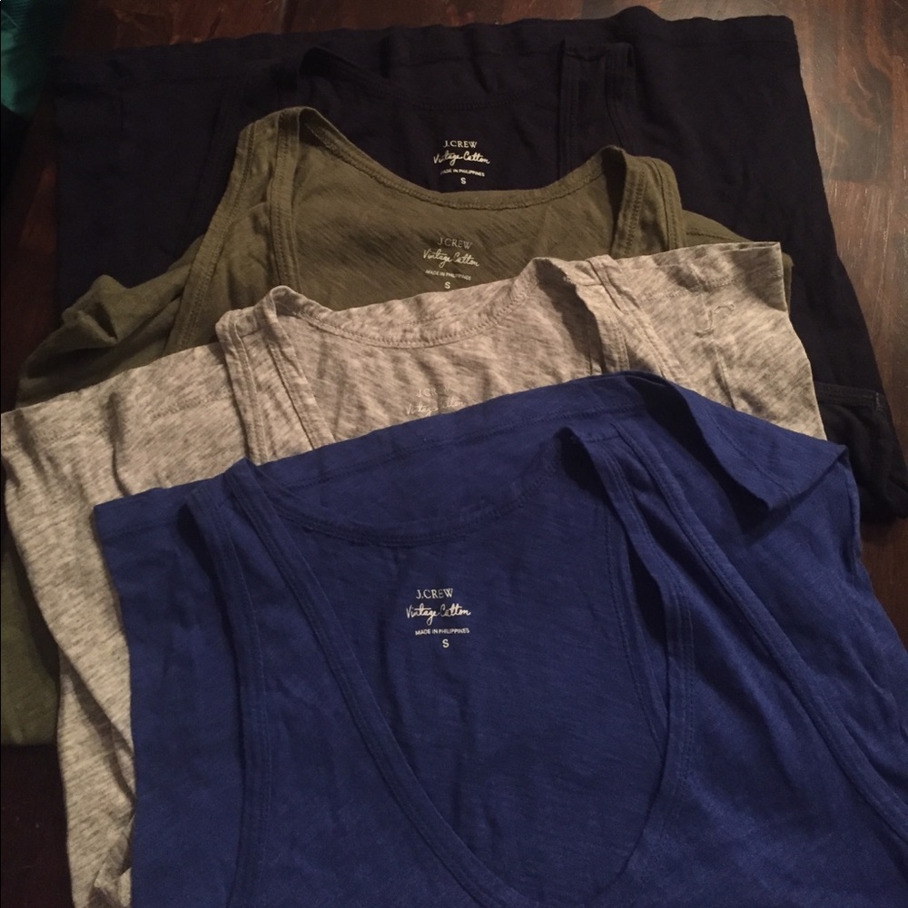 J.Crew tissue tanks