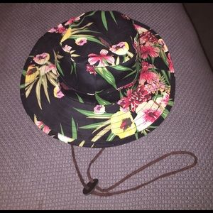 OBEY floral bucket hat