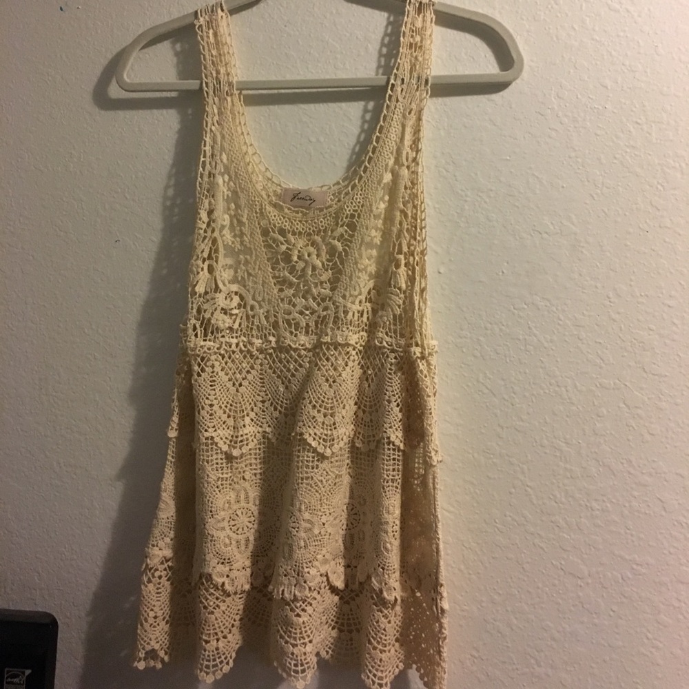 Lace tank