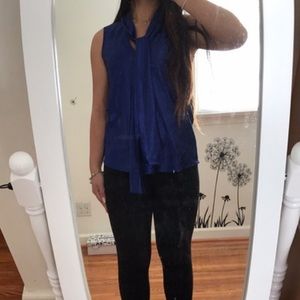 Nine West Vibrant Blue Top