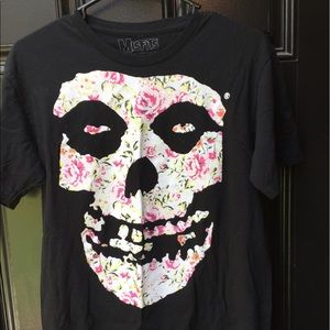 Misfits T-Shirt With Floral Pattern