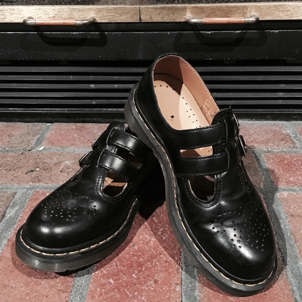 DR MARTENS 8065 Black Mary Janes UK5/EU38/US7