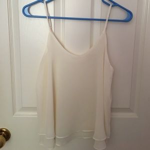 Cream tank top