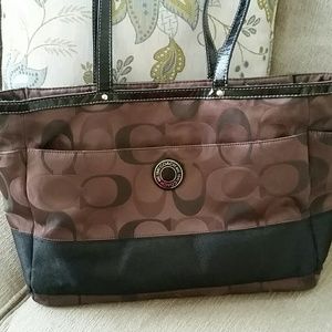 Coach diaper bag