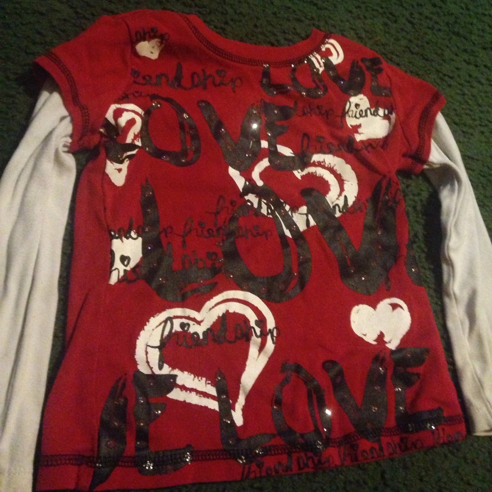 Long sleeve 4/5 shirt and skirt bundle