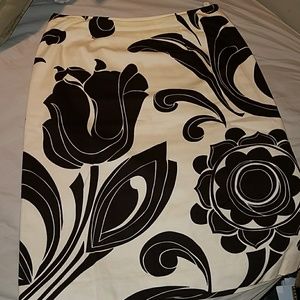 Talbots printed skirt