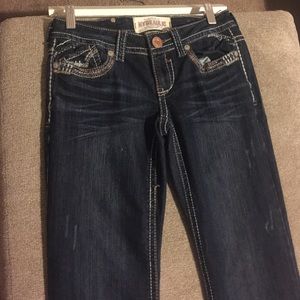 Hydraulic boot cut jeans