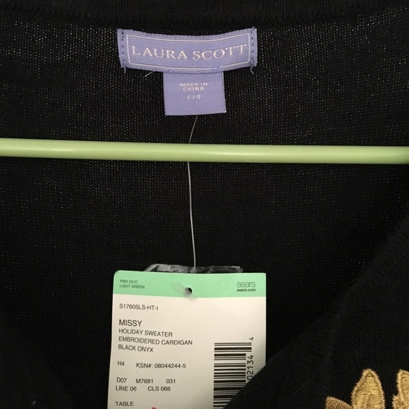 🎉HP✨ Laura Scott embroidered cardigan - Picture 4 of 4