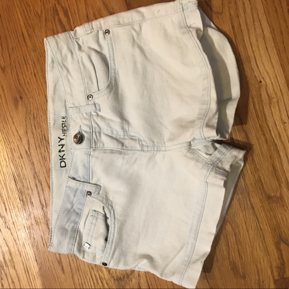Faded blue DKNY shorts