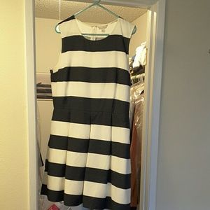 Cute striped black and white Gap dress