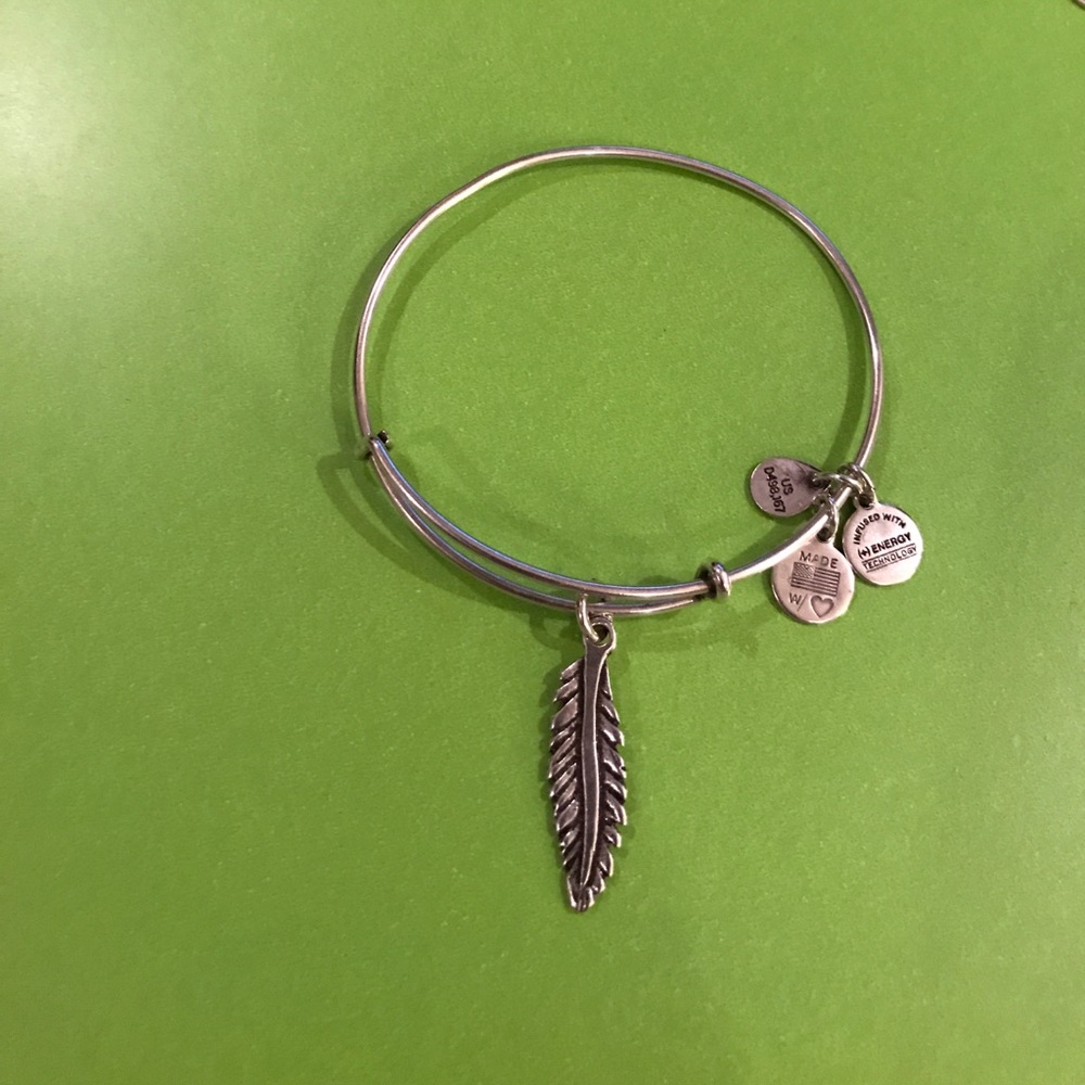 Alex and Ani feather Bracelet