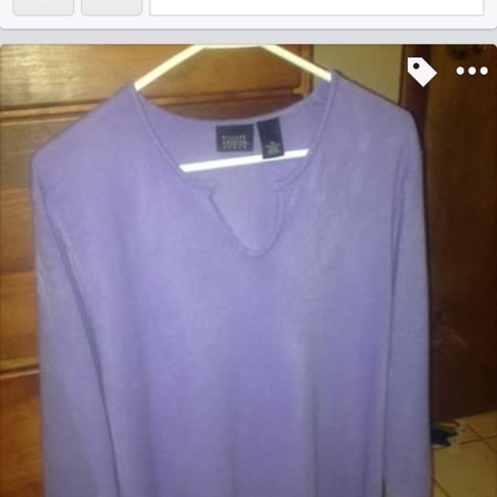 Light purple sweater!