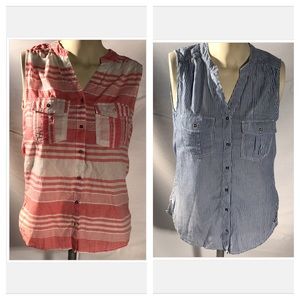 2 Sleeveless Tops