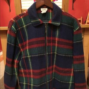Men's Plaid Zip up Jacket