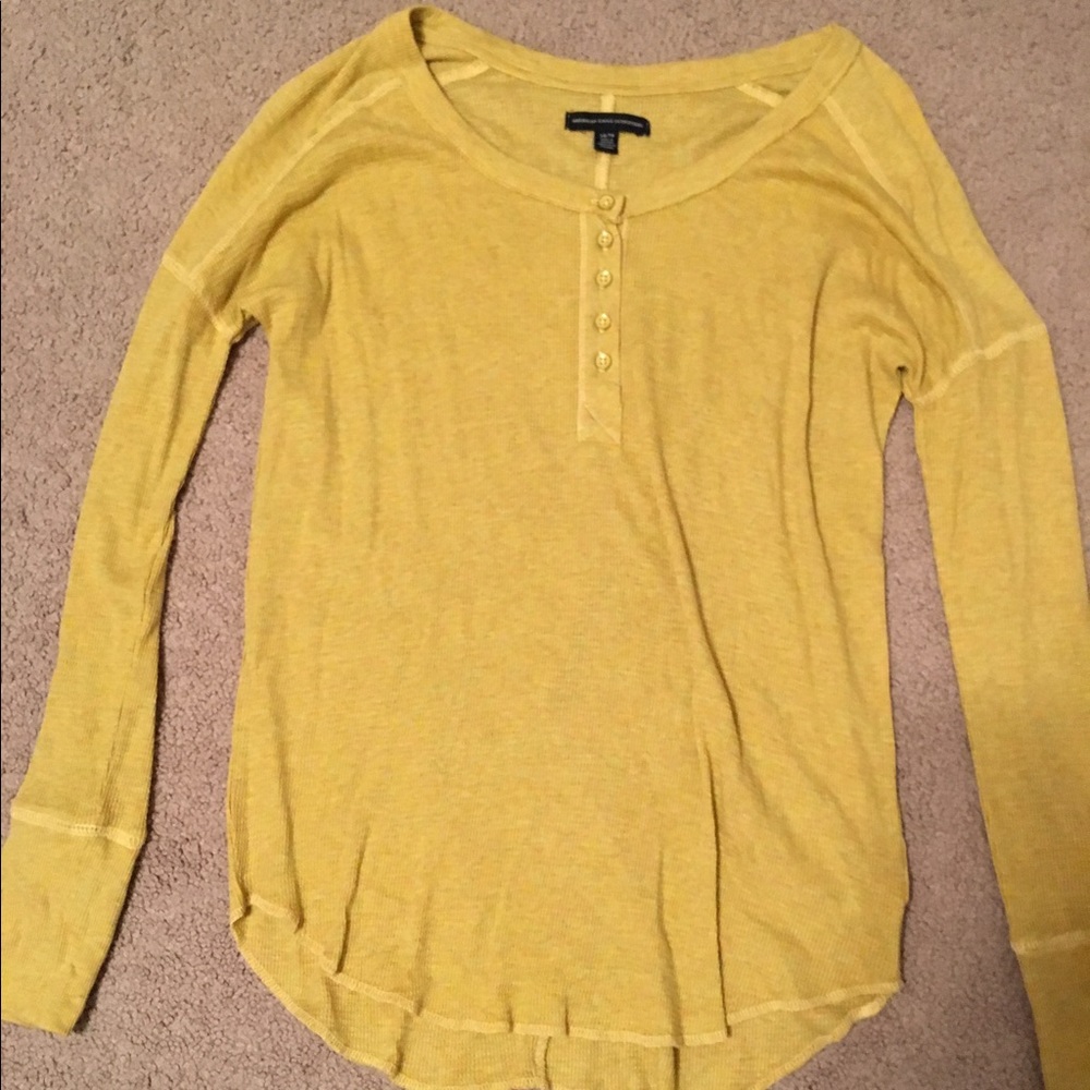 American Eagle Henley Style Shirt