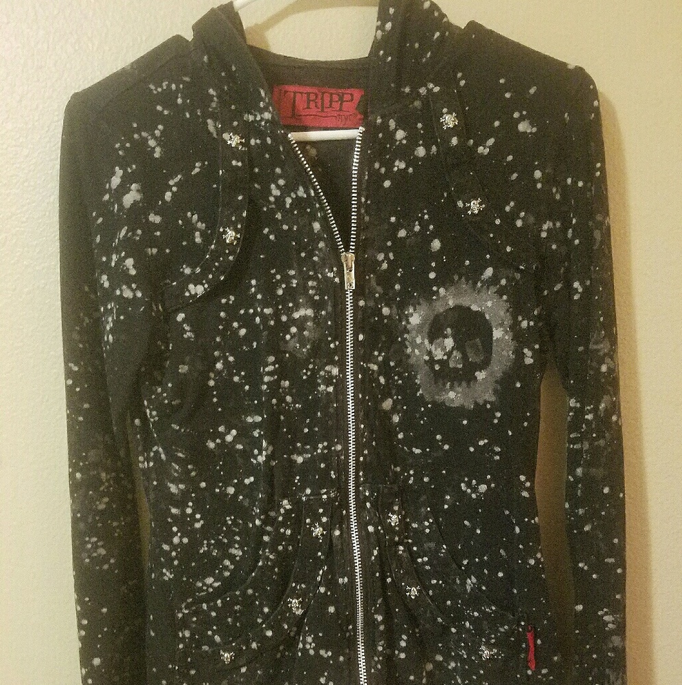 Tripp NYC Bleach Splatter Hoodie