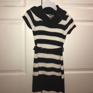 Never worn black and white sweater top