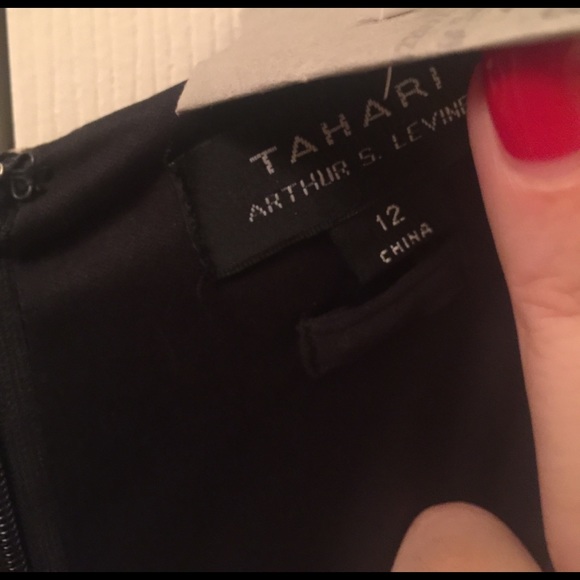 Tahari by ASL Shift Dress with Tie Belt - size 12 - Picture 5 of 5