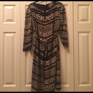 Tahari by ASL Shift Dress with Tie Belt - size 12