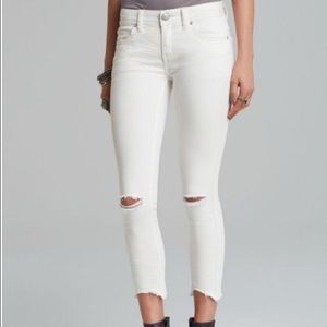 Free people ripped skinny jeans