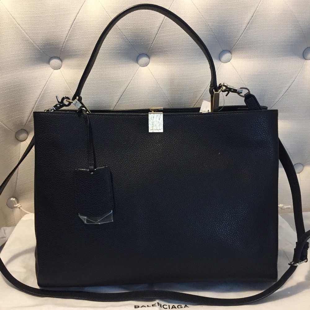 AUTH NWT Balenciaga Le Dix Cabas Tote/Shoulder